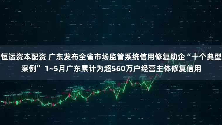 恒运资本配资 广东发布全省市场监管系统信用修复助企“十个典型案例” 1~5月广东累计为超560万户经营主体修复信用
